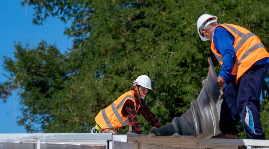 Roof repair in Hext, TX